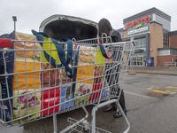 A customer loads her groceries at a Metro store in Ste-Therese, Que., north of Montreal, Monday, April 15, 2019. Canada's competition watchdog is calling for changes to a common real estate practice used by grocers to limit competition.&nbsp;THE CANADIAN PRESS/Ryan Remiorz