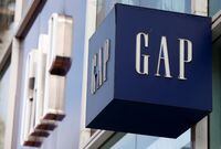 FILE PHOTO: The Gap logo is seen on the front of the company's store on Oxford Street in London, Britain, July 1, 2021. REUTERS/John Sibley/File Photo