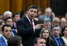 Conservative MP Michael Chong rises during Question Period in the House of Commons on Parliament Hill in Ottawa on Thursday, May 4, 2023. THE CANADIAN PRESS/Justin Tang