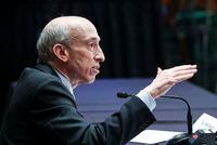 Securities and Exchange Commission, Chairman Gary Gensler speaks during a Senate Banking, Housing, and Urban Affairs Committee hearing on "Oversight of the U.S. Securities and Exchange Commission" on Tuesday, Sept. 14 in Washington