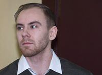 William Sandeson pictured in Halifax on Tuesday, Feb. 23, 2016. A retrial started today for a former Nova Scotia medical student accused of killing a fellow Dalhousie University student and disposing of his body after a drug deal in downtown Halifax. THE CANADIAN PRESS/Andrew Vaughan