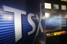 A Toronto Stock Exchange (TSX) logo is seen in Toronto in this file photo.
