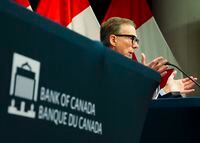 Tiff Macklem, Governor of the Bank of Canada, holds a press conference at the Bank of Canada in Ottawa on Wednesday, Jan. 25, 2023. THE CANADIAN PRESS/Sean Kilpatrick