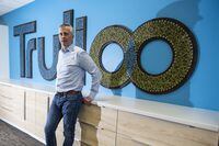 Trulioo CEO Steve Munford poses for a portrait in the company's offices in Downtown Vancouver, B.C. on February 7, 2022.